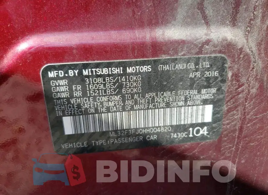 ML32F3FJ0HH004820 Photo# 12