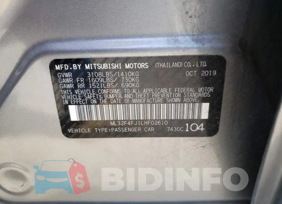ML32F4FJ1LHF02610 Photo# 12