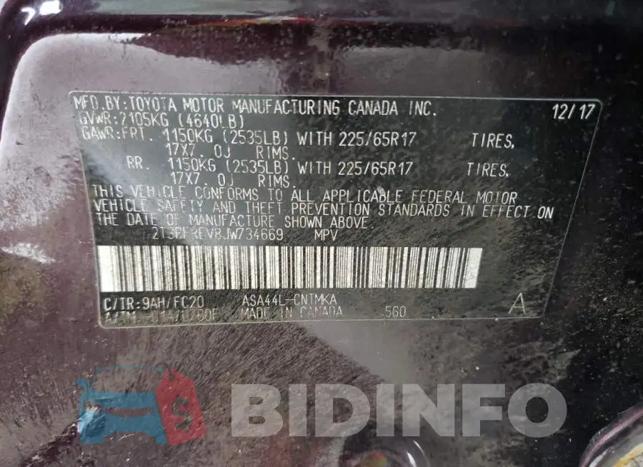 2T3RFREV8JW734669 Photo# 13