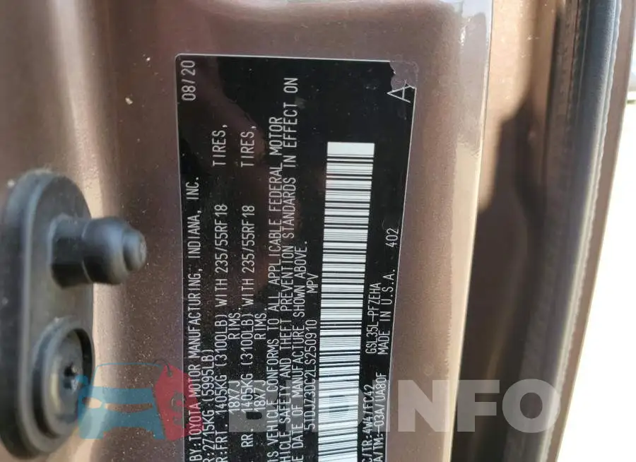 5TDJZ3DC2LS250910 Photo# 13