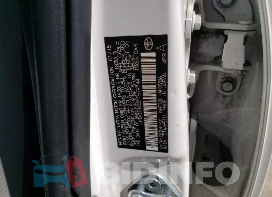JTDKDTB32F1579744 Photo# 12
