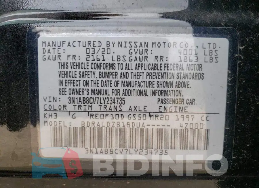 3N1AB8CV7LY234735 Photo# 12
