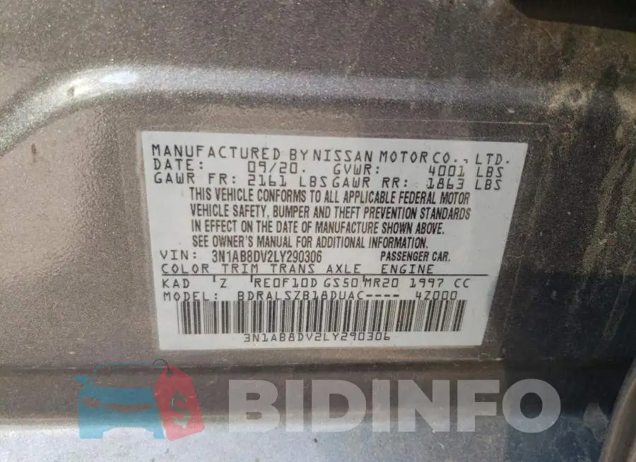 3N1AB8DV2LY290306 Photo# 12