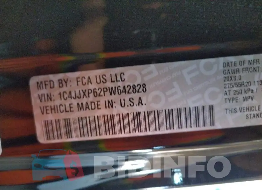 1C4JJXP62PW642828 Photo# 12