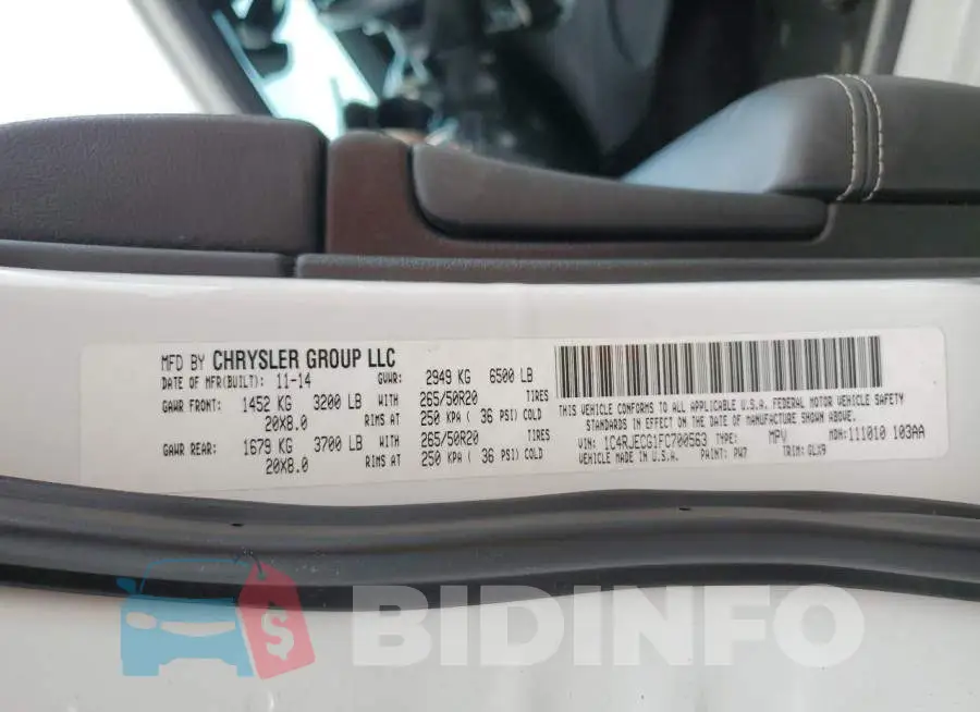 1C4RJECG1FC700563 Photo# 12