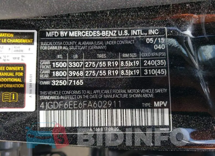 4JGDF6EE6FA602911 Photo# 13