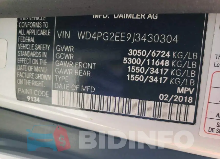 WD4PG2EE9J3430304 Photo# 13