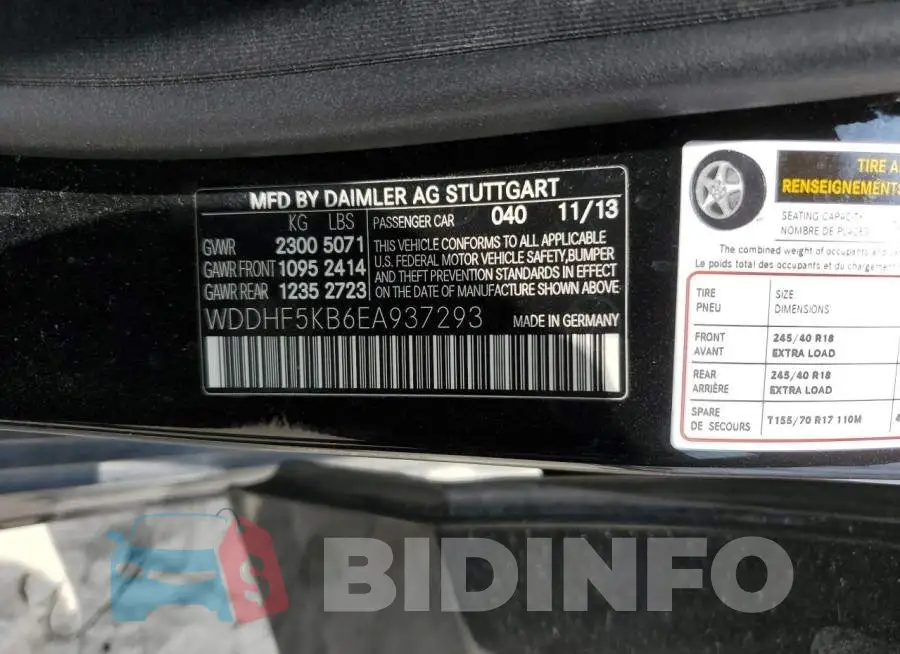WDDHF5KB6EA937293 Photo# 12