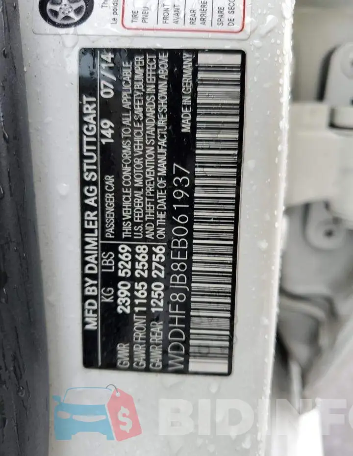 WDDHF8JB8EB061937 Photo# 12