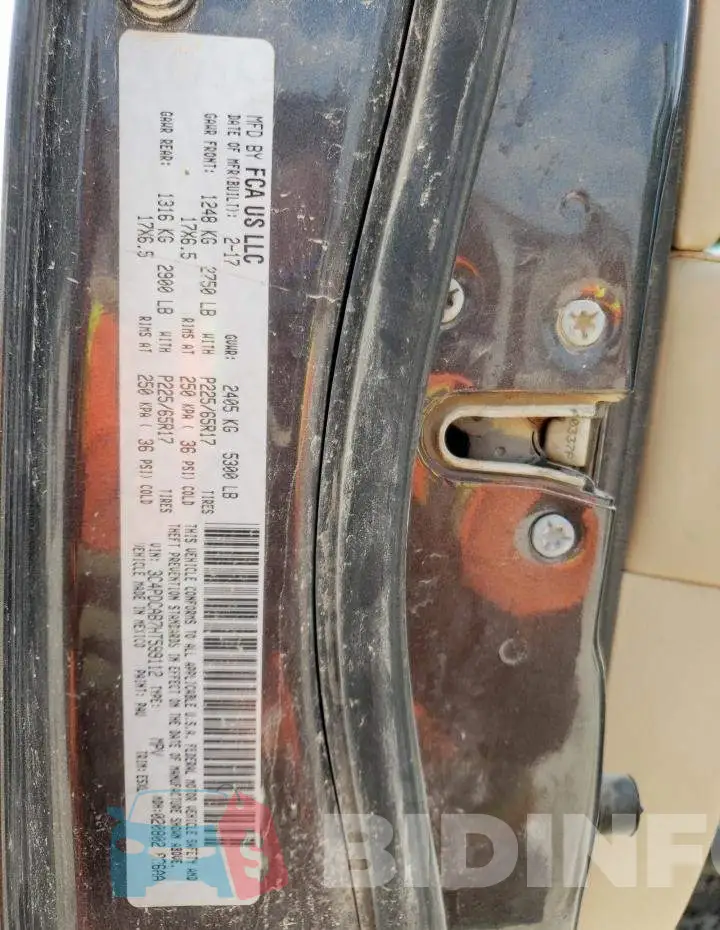 3C4PDCAB7HT599112 Photo# 13