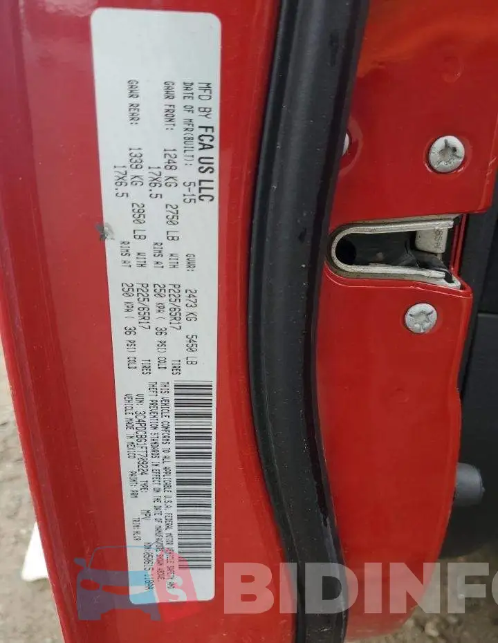 3C4PDCBG1FT709224 Photo# 12