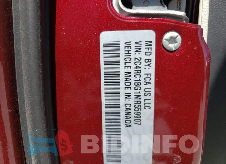 2C4RC1BG1MR559907 Photo# 13
