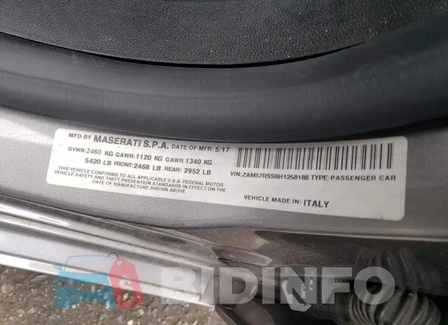 ZAM57RSS8H1258188 Photo# 12