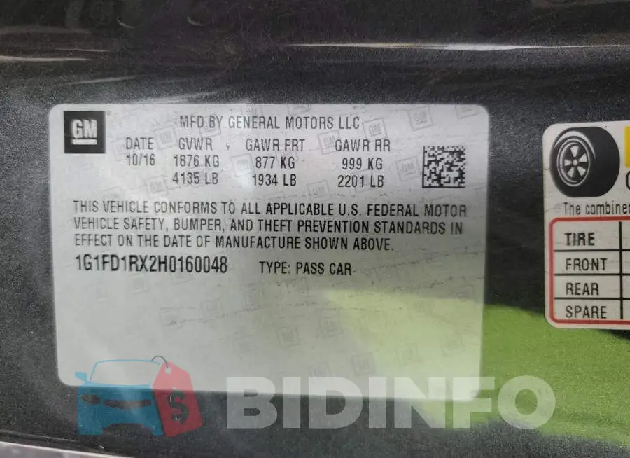 1G1FD1RX2H0160048 Photo# 12