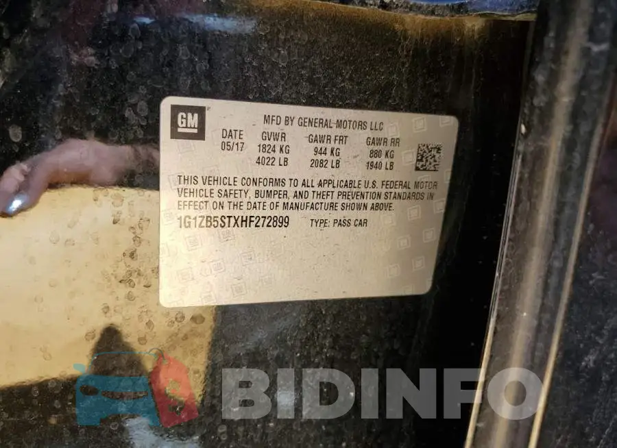 1G1ZB5STXHF272899 Photo# 13