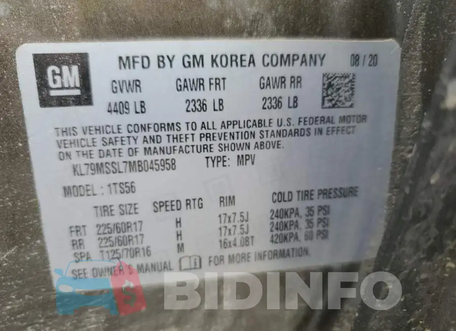 KL79MSSL7MB045958 Photo# 12
