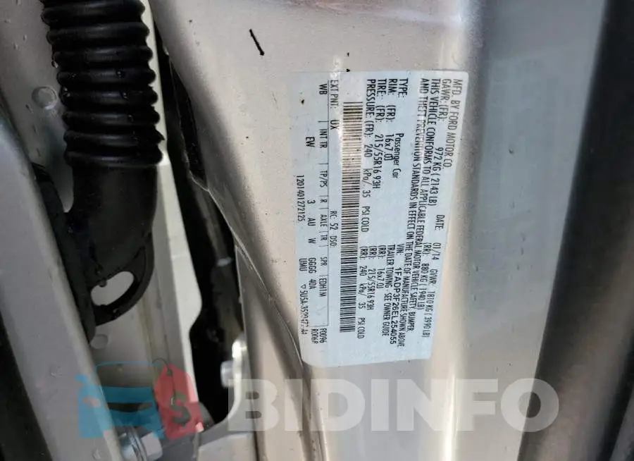 1FADP3F26EL254055 Photo# 12