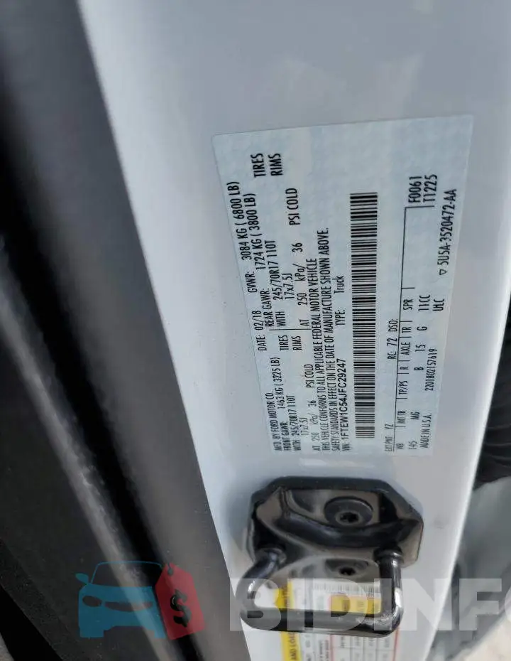 1FTEW1C54JFC29247 Photo# 13
