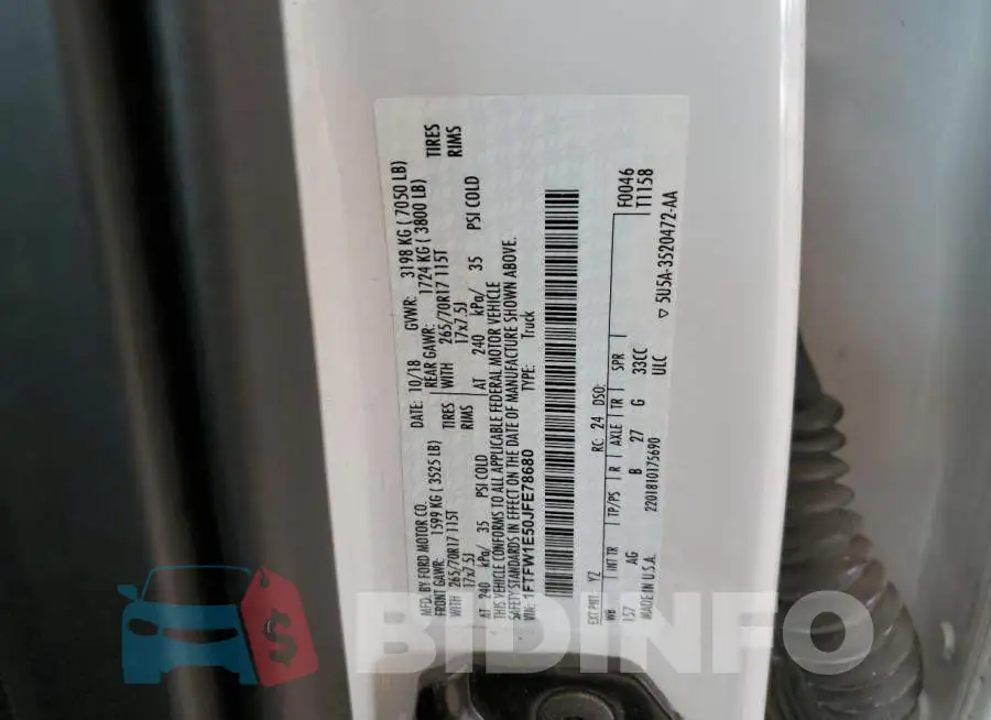 1FTFW1E50JFE78680 Photo# 12