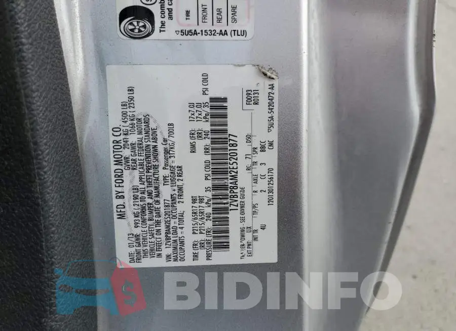 1ZVBP8AM2E5201877 Photo# 13