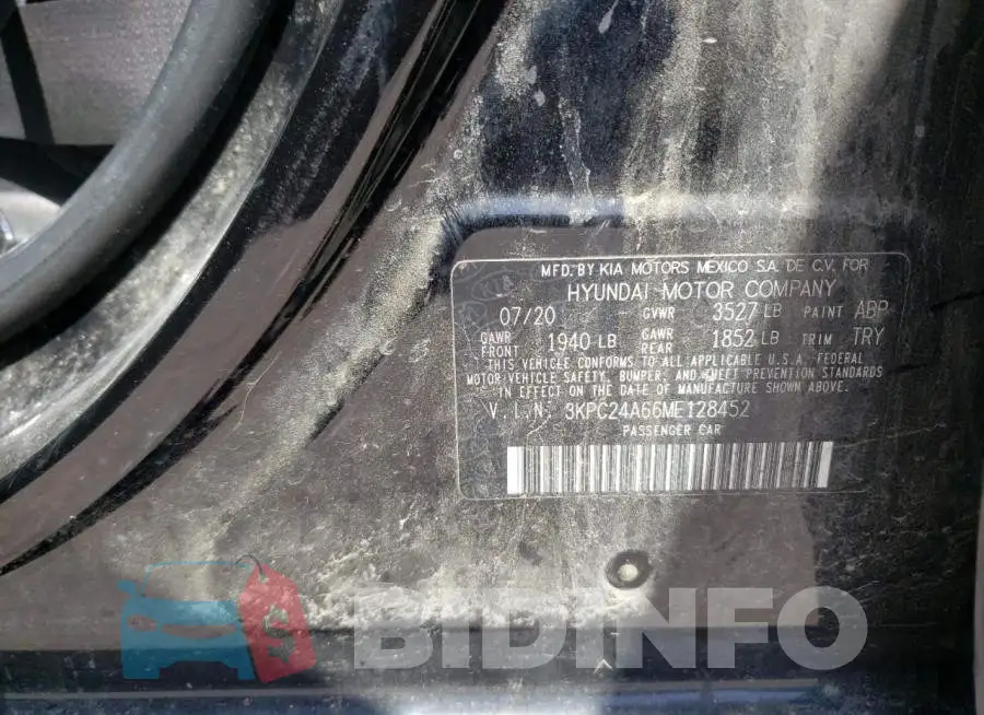 3KPC24A66ME128452 Photo# 12
