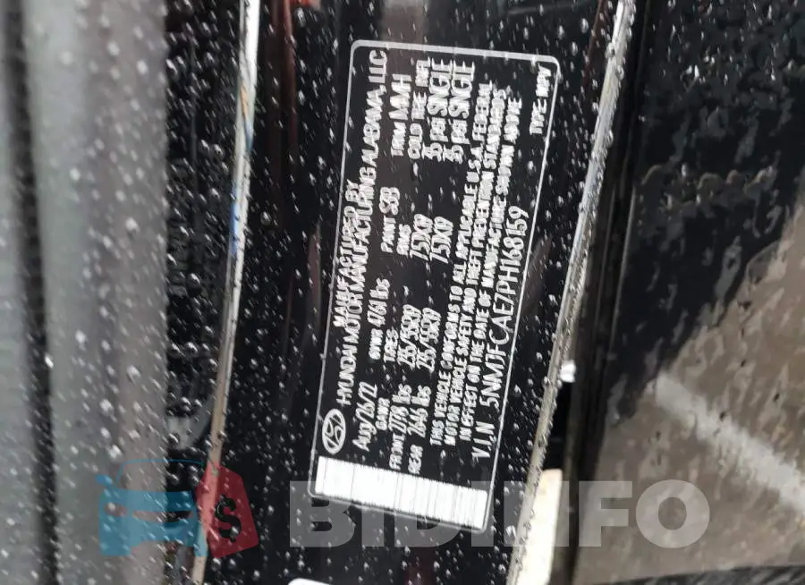 5NMJFCAE7PH168159 Photo# 14