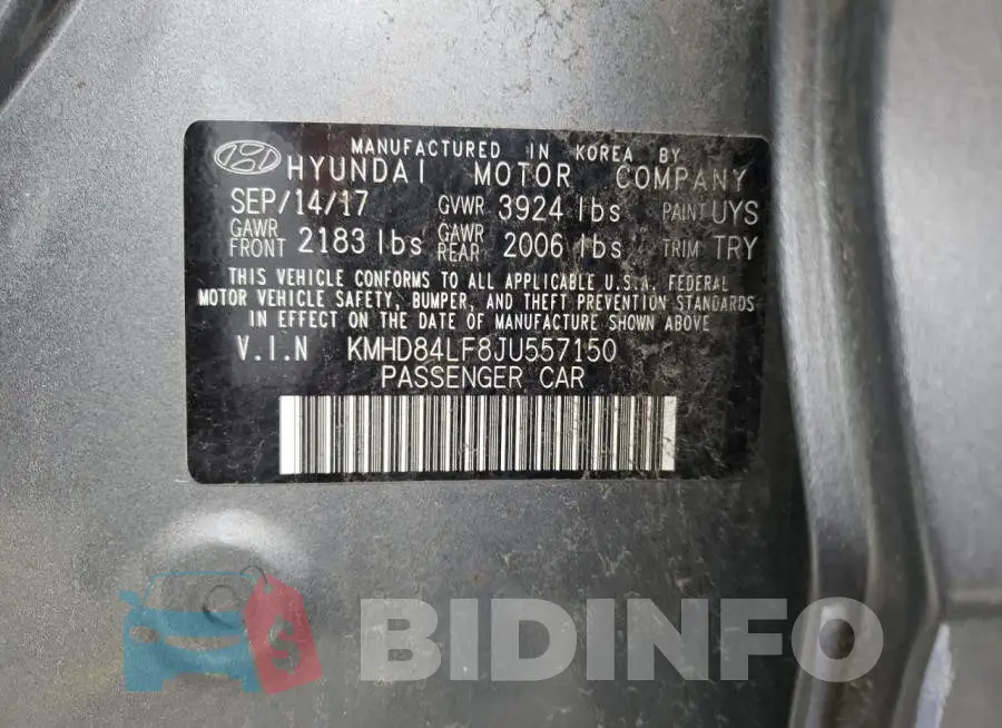 KMHD84LF8JU557150 Photo# 12