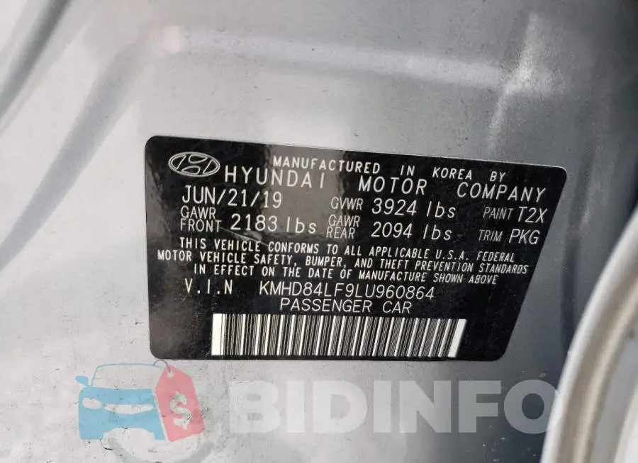 KMHD84LF9LU960864 Photo# 13