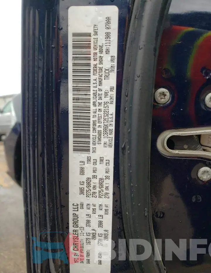 1C6RR6KT2ES221576 Photo# 12