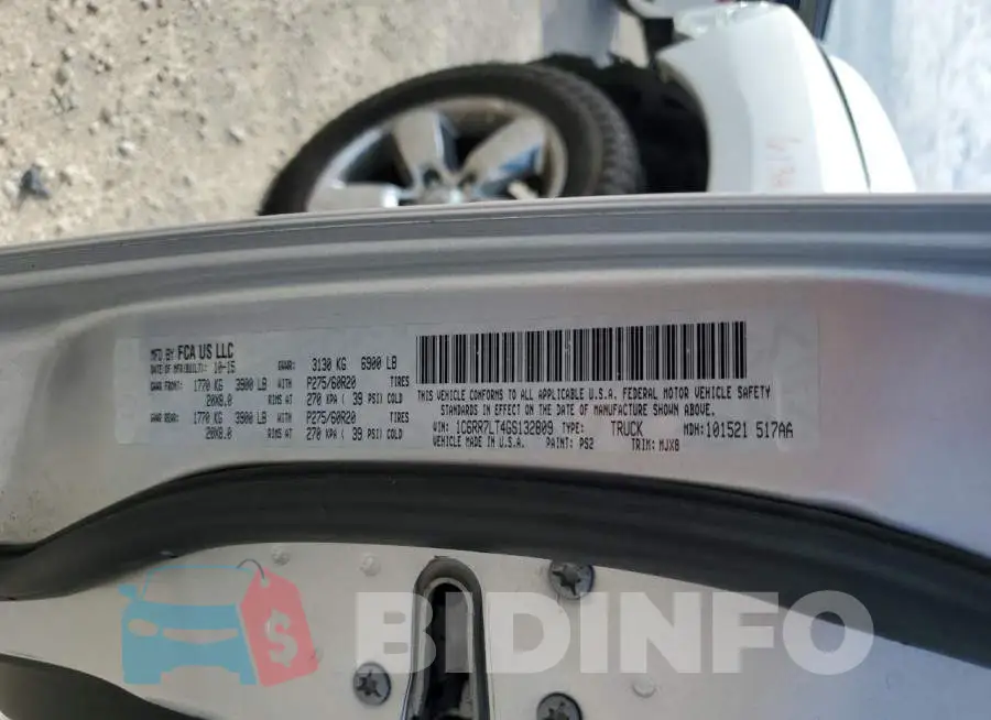 1C6RR7LT4GS132809 Photo# 13