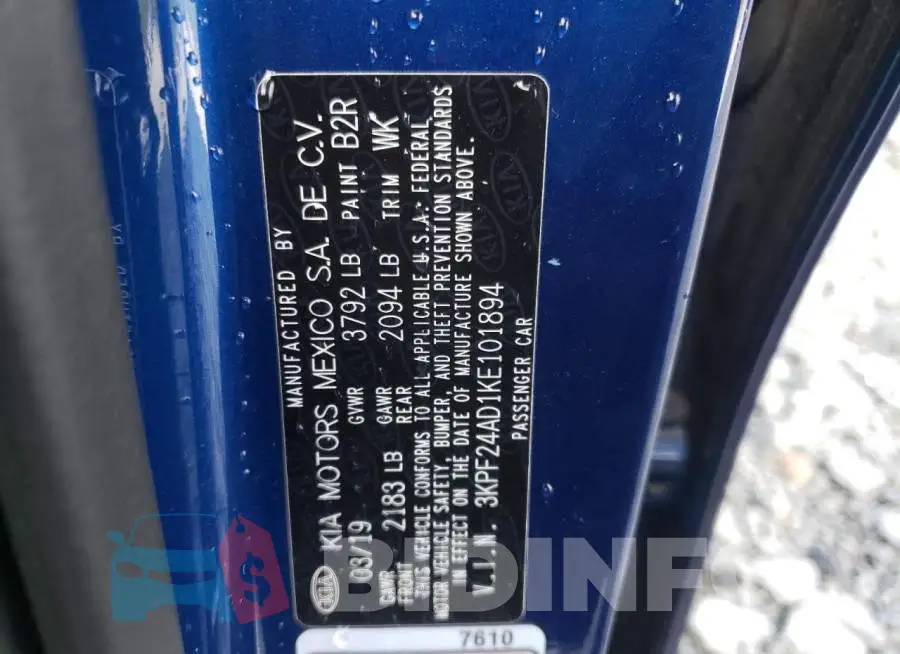 3KPF24AD1KE101894 Photo# 12