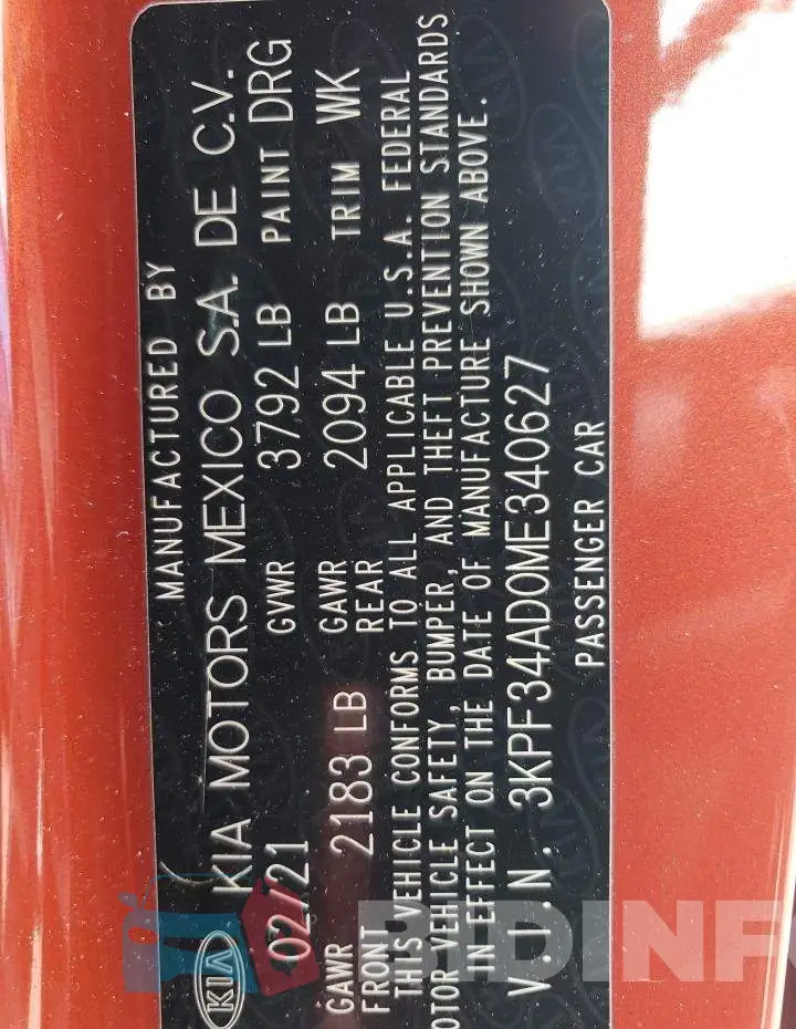 3KPF34AD0ME340627 Photo# 12