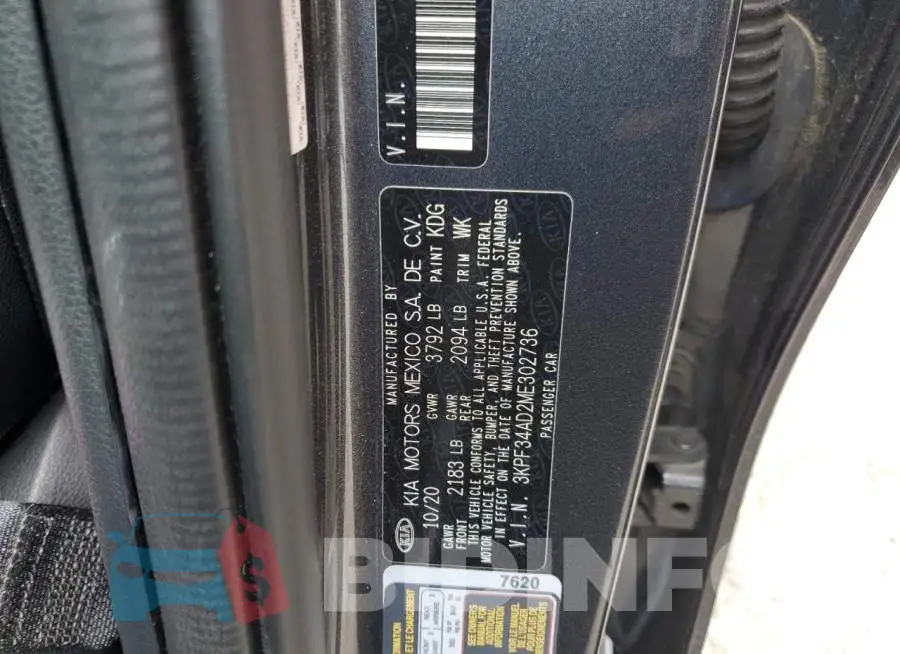 3KPF34AD2ME302736 Photo# 13