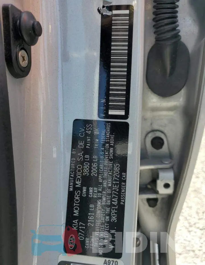 3KPFL4A77JE172085 Photo# 13