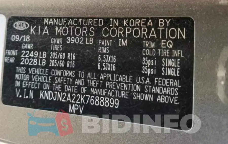 KNDJN2A22K7688899 Photo# 12
