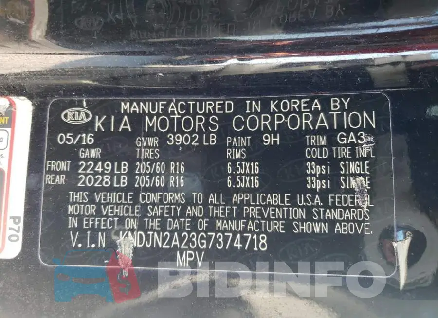 KNDJN2A23G7374718 Photo# 13