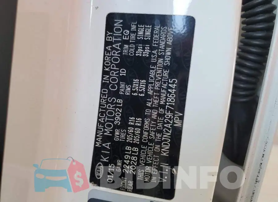 KNDJN2A29F7186445 Photo# 12