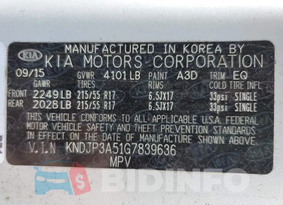 KNDJP3A51G7839636 Photo# 12