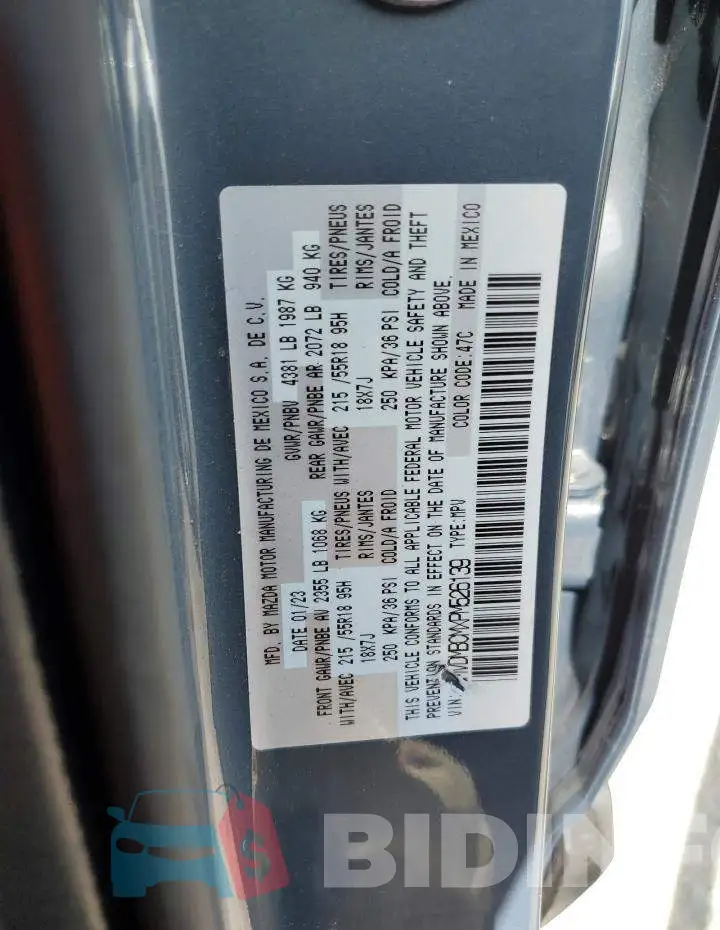 3MVDMBCMXPM526139 Photo# 13
