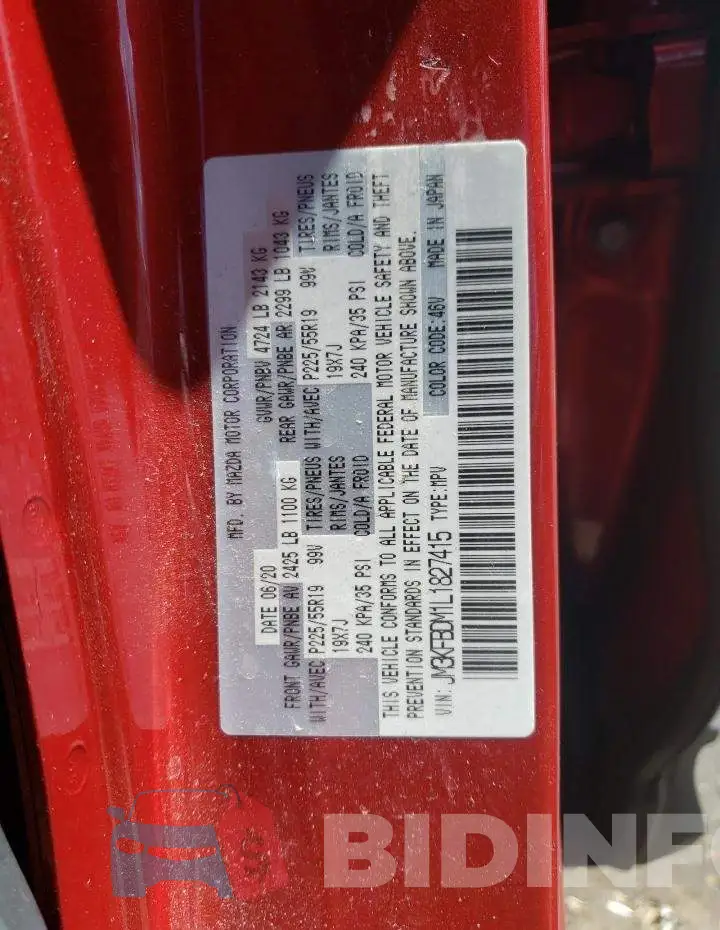 JM3KFBDM1L1827415 Photo# 13
