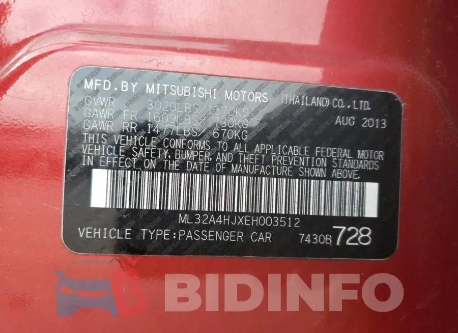 ML32A4HJXEH003512 Photo# 13