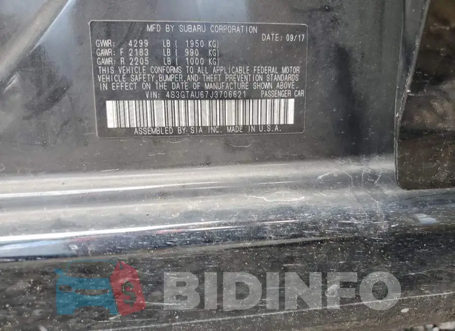4S3GTAU67J3706621 Photo# 12