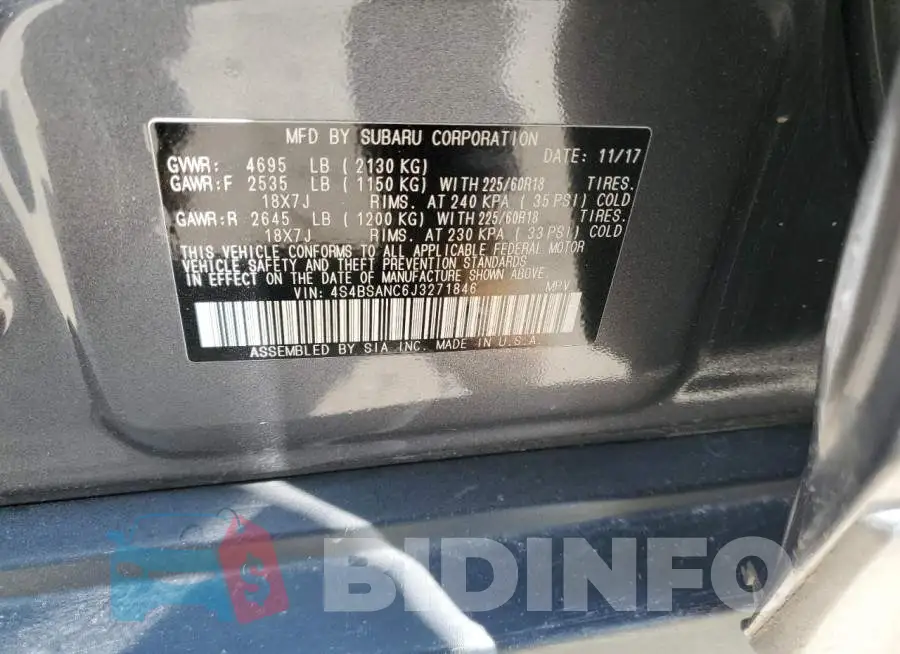 4S4BSANC6J3271846 Photo# 13
