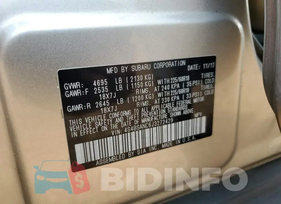 4S4BSANC6J3272429 Photo# 12