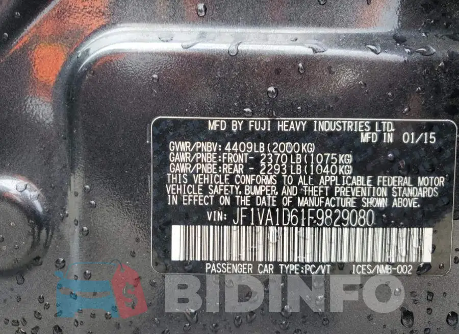 JF1VA1D61F9829080 Photo# 12