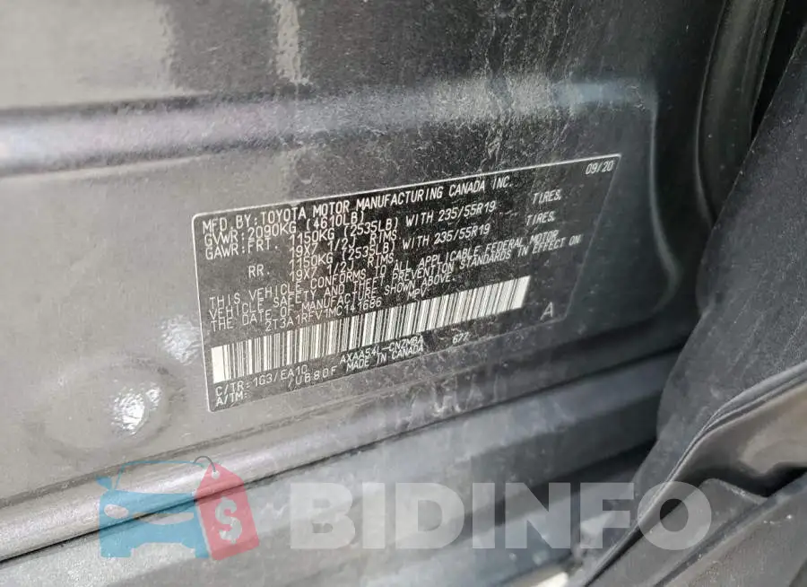 2T3A1RFV1MC141686 Photo# 13
