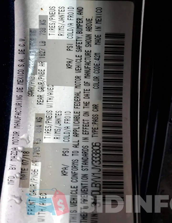 3MYDLBYV1JY333806 Photo# 12