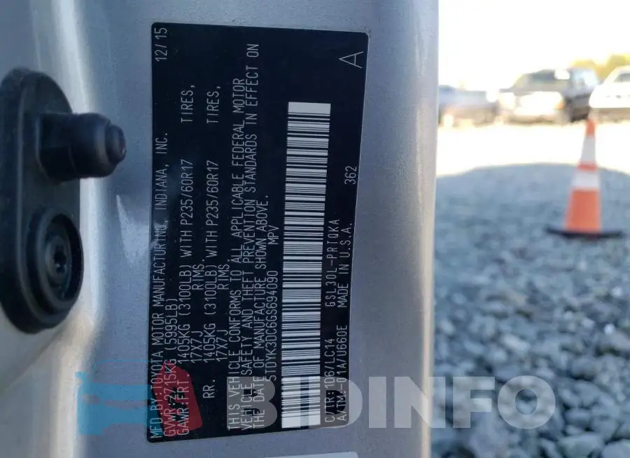 5TDYK3DC6GS694090 Photo# 14