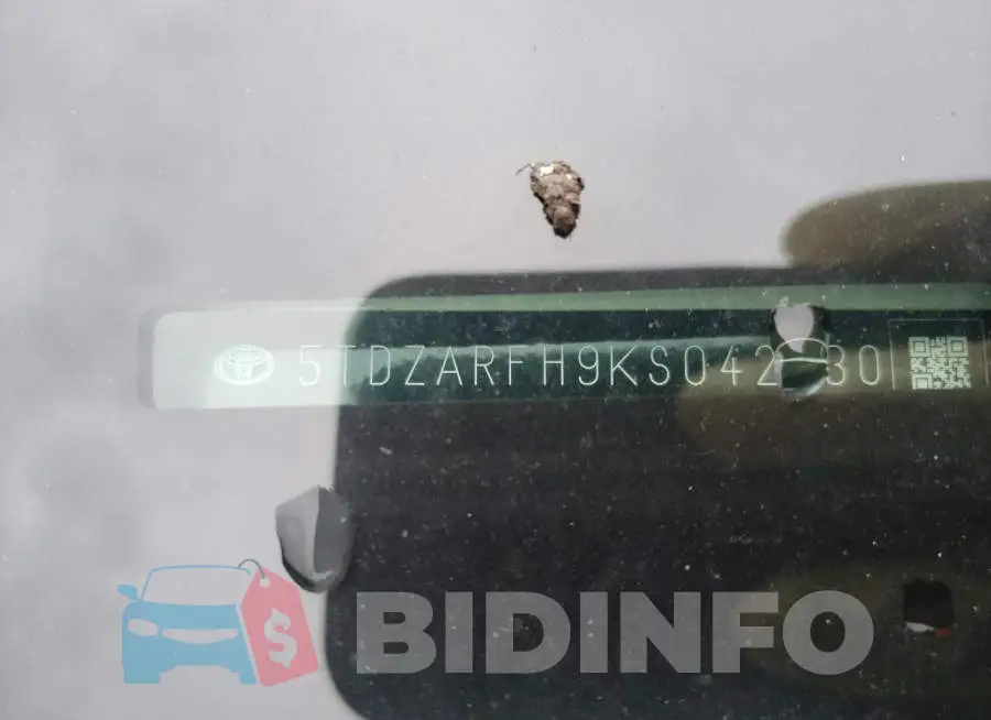 5TDZARFH9KS042530 Photo# 13