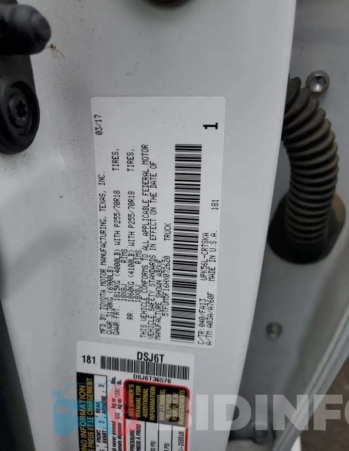 5TFUM5F16HX072620 Photo# 12